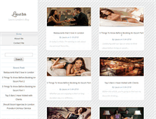 Tablet Screenshot of lauralondonblog.com